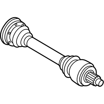 BMW 33-20-7-580-771 Driver Left Axle Shaft