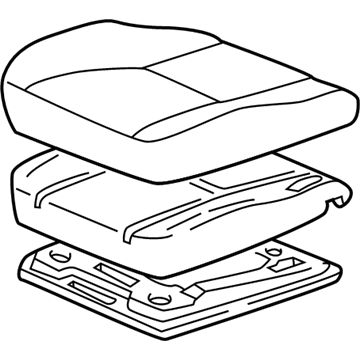 Toyota 71410-AA150-B0 Seat Cushion