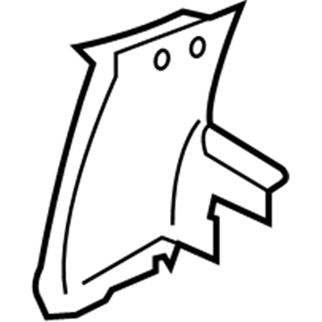 Nissan 76914-8S510 GARNISH-Lock Pillar, Upper RH