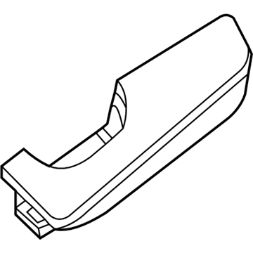 Nissan 82941-ZX00C Rear Door Armrest, Left