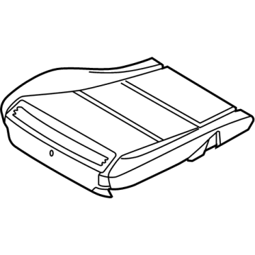 Nissan 87361-9BU6D PAD ASSY-CUSHION, FRONT SEAT LH