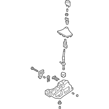 Hyundai 43700-2V300-RY Lever Complete-Gear Shift