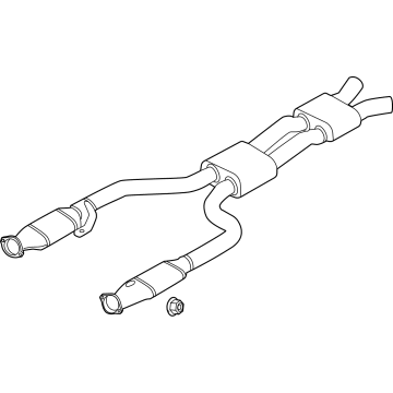 BMW 18-30-9-503-712 RP CATALYTIC CONVERTER W.CEN