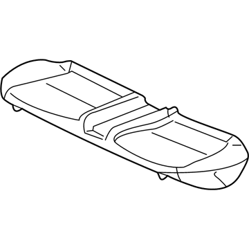 Honda 82132-S1G-A01 Pad & Frame, Rear Seat Cushion