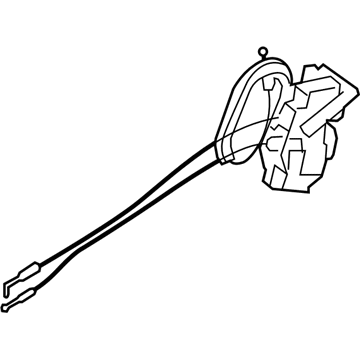 Nissan 82500-9KZ1A Rear Right Driver Door Lock Actuator