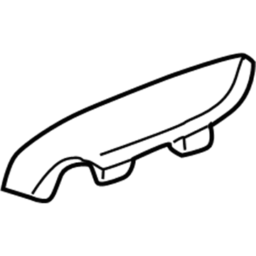 Honda 83755-S5A-003ZD Armrest Assembly, Left Rear Door (Ivory)