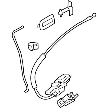 Nissan 84631-1GR0A Trunk Lid Lock Assembly