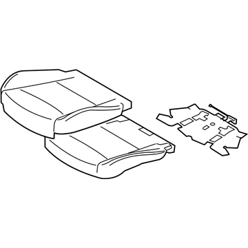 BMW 52-10-7-253-260 Seat Upholstery, Leather