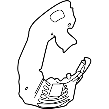 BMW 34-11-1-162-570 Protection Plate Right