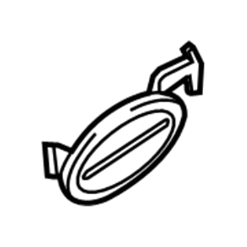 Hyundai 85852-4Z000-NBC Cover-Rear Pillar Blanking LH