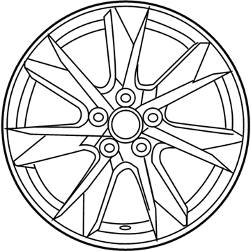 Lexus 4261A-48201 Wheel, Disc Chrome P