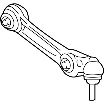BMW 31-12-6-866-197 Bottom Rubber Mount Wishbone, Left