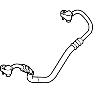 BMW 64-50-8-053-489 PRESSURE HOSE ASSY COMPRESSO