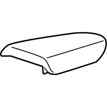 Honda 83553-T0A-A01ZC Armrest C (Graphite Black)