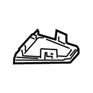 Honda 76252-TM8-A01 Cover, L. (Lower)