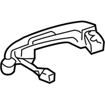 Toyota 69210-06110-J4 Handle, Outside