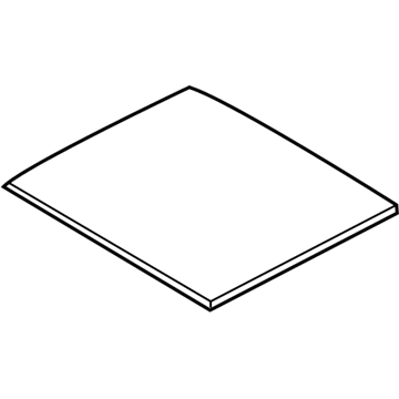 Hyundai 81612-B8000 Panel Assembly-Panoramaroof Rear Glass