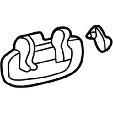 Toyota 69210-34040-B0 Front Door Outside Handle Assembly Right