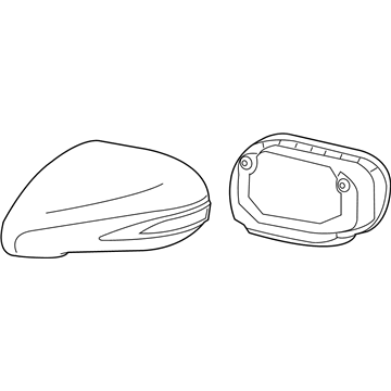 Lexus 8791A-53411-D0 Cover, Outer Mirror