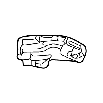 Toyota 69038-42010 COVER SUB-ASSY, RR D