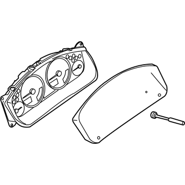 Nissan 24810-ZS43E Speedometer Instrument Cluster