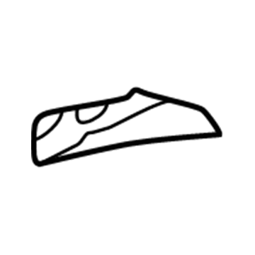 BMW 64-22-8-161-577 Left Floor Heater Duct Cover