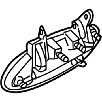 Nissan 80606-8J003 Front Door Outside Handle Assembly, Right