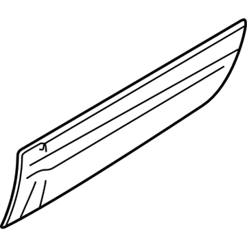 Nissan 82870-1W601 Moulding-Rear Door, RH