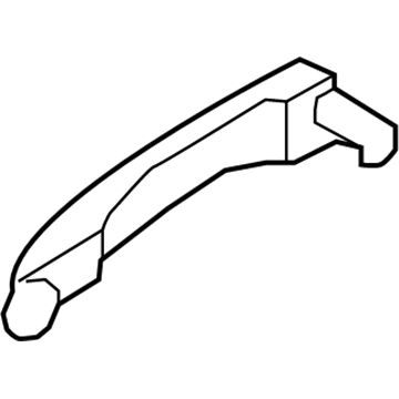 Hyundai 82651-3M020-AF Door Handle Assembly, Exterior, Left
