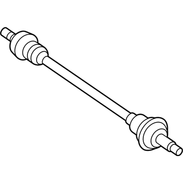Hyundai 49600-0W900 Shaft Assembly-Drive Rear