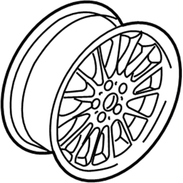 BMW 36-11-1-095-340 Light Alloy Rim