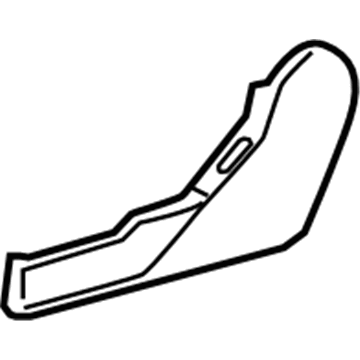 GM 88993983 Cover, Driver Seat Reclining Finish *Gray