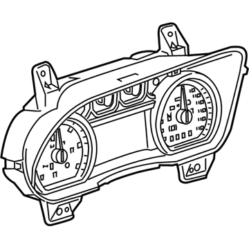 GM 84505060 Instrument Cluster