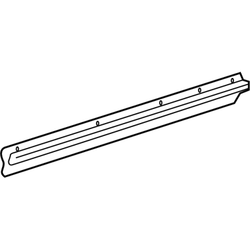 Lexus 75736-30172-G0 Moulding, Front Door Outside, Lower LH