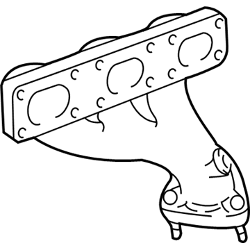 BMW 11-62-1-744-250 Exhaust Manifold, Front