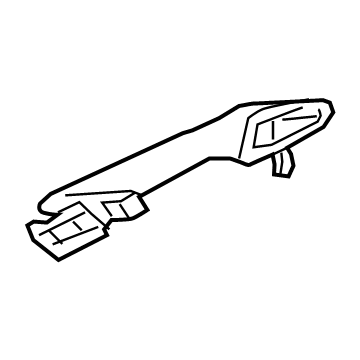 Lexus 69220-0E050-B1 Front Door Outside Handle Assembly, Left