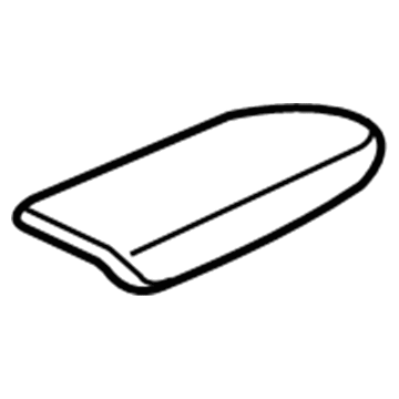 Acura 83533-SEP-A01ZB Armrest Assembly, Right Front Door (Moon Lake Gray) (Leather)