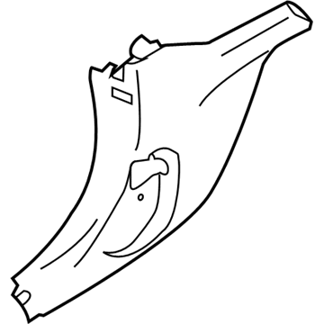 BMW 51-43-7-266-636 Lateral Trim Panel Front Right