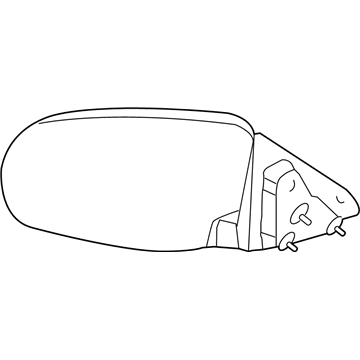 Mopar 1LR931W1AA Outside Rearview Electric Heated Mirror