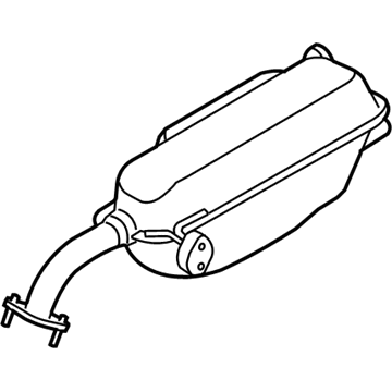 Kia 287301G450 Rear Muffler Assembly
