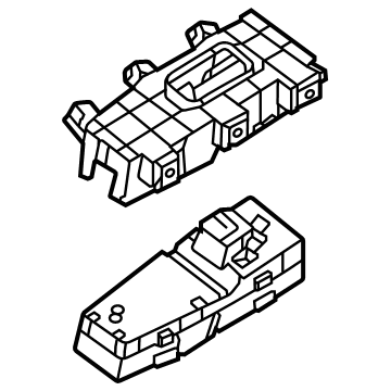 Kia 93590G5900 Rear Power Window Sub Right Switch Assembly