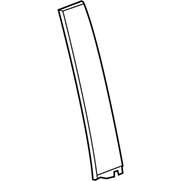 GM 84263144 Applique Asm-Front Side Door Window Frame Rear