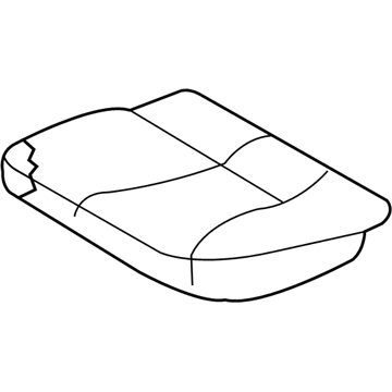 Hyundai 89100-4J131-CS6 Cushion Assembly-3RD Seat, LH