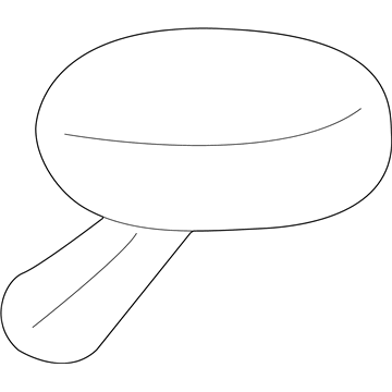 Mopar 1AW25P41AA Outside Rear View Mirror