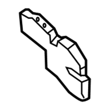 Nissan 63821-3SG0A Seal - Front Fender, LH