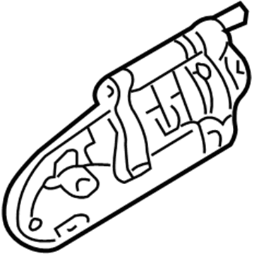 Nissan 82607-6Z607 Handle, Outside