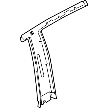 Kia 0K2AB68220J05 Trim Assembly-B Pillar, L