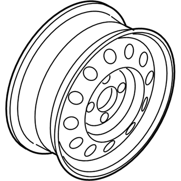 Kia 529102F051 Wheel Assembly-Steel