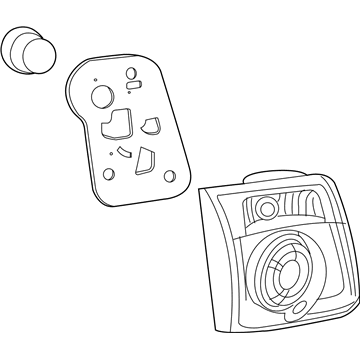 GM 20811961 Back Up Lamp