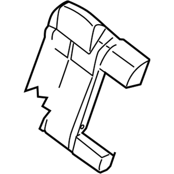 Nissan 88620-JA02A Trim Assy-Rear Seat Back, RH